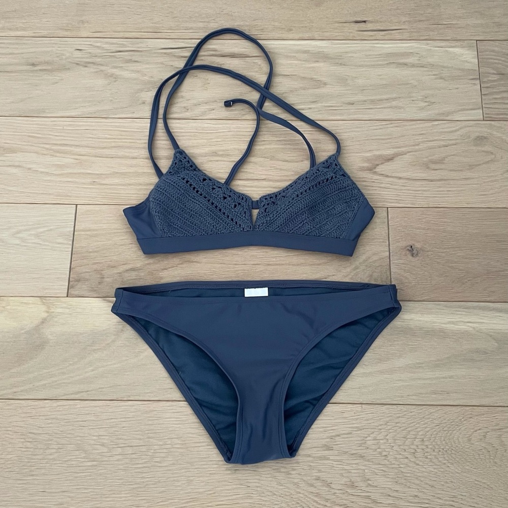Bikini crochet top xs bottoms small